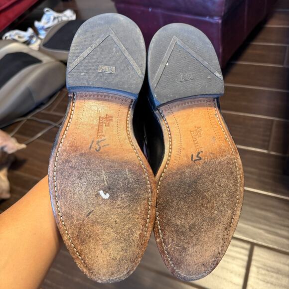 Allen Edmonds Grayson Tassel Loafer Mens Size 6.5 D Black Dress Leather USA - Picture 9 of 9